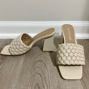 Nude Open Toe Mule